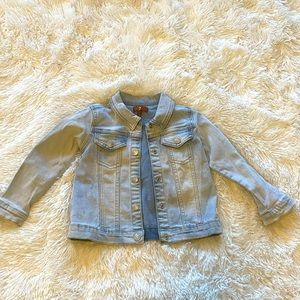 Kids 7 for all mankind denim jacket - unisex